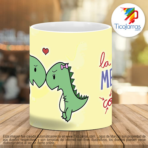 Tazas Personalizadas La vida es mejor contigo
