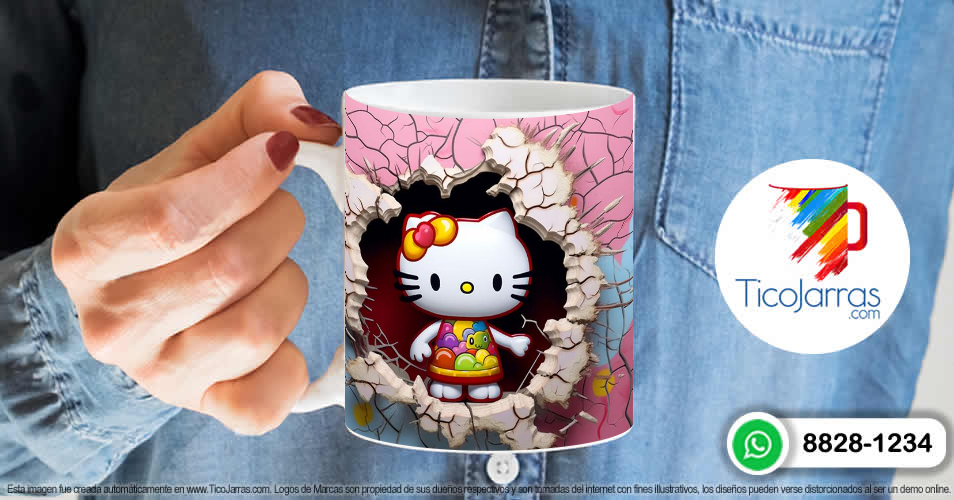 Artículos Personalizados Hello Kitty 3D
