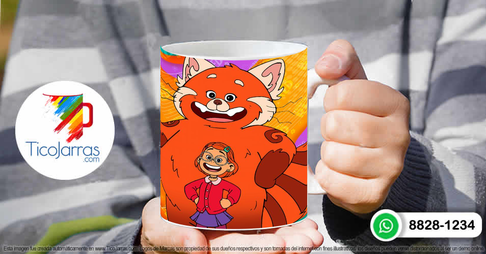 Tazas Personalizadas en Costa Rica Turning Red 
