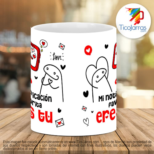 Tazas Personalizadas Mi notificación favorita eres tú Flork