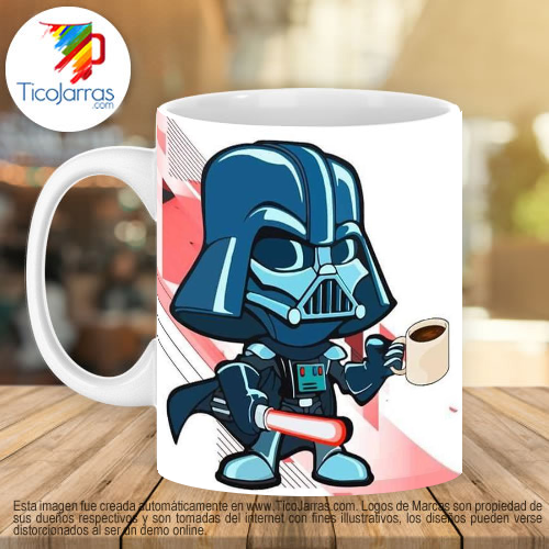 Jarras Personalizadas Me gusta el café oscuro Star Wars