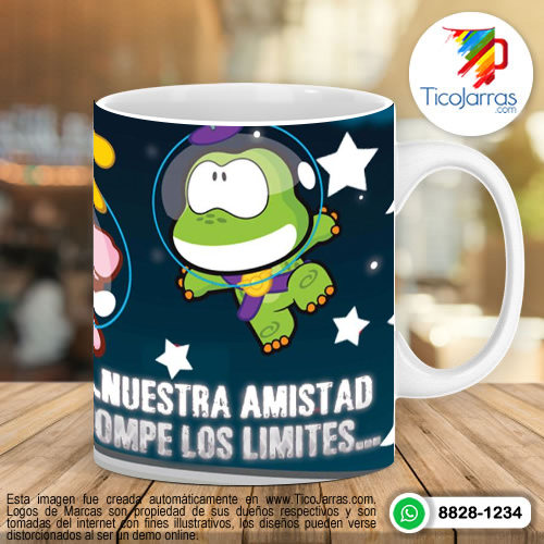 Tazas Personalizadas en Costa Rica Nuestra amistad rompe los límites