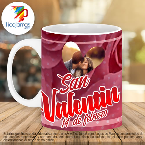 Tazas Personalizadas en Costa Rica San Valentín 