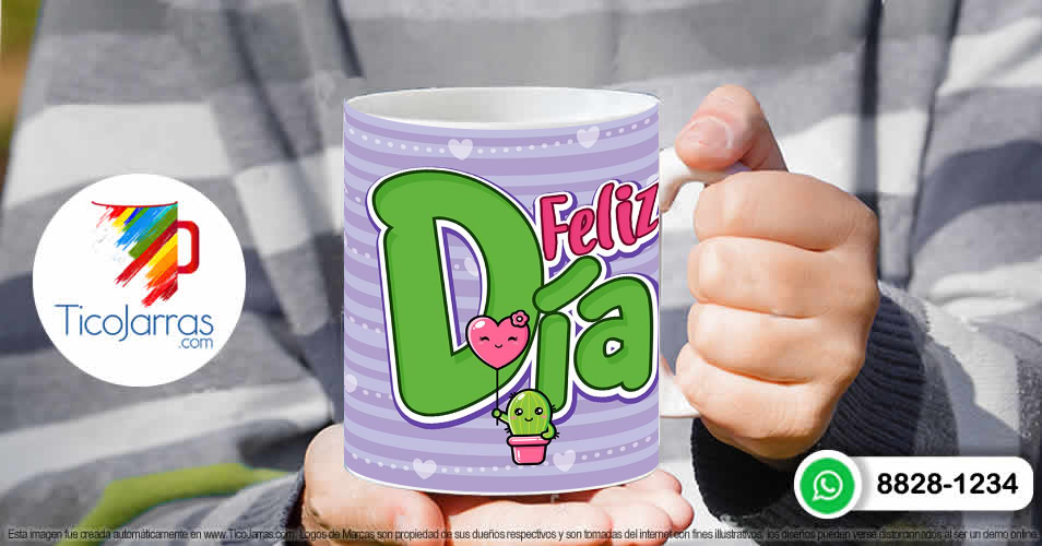 Tazas Personalizadas en Costa Rica Feliz Día 