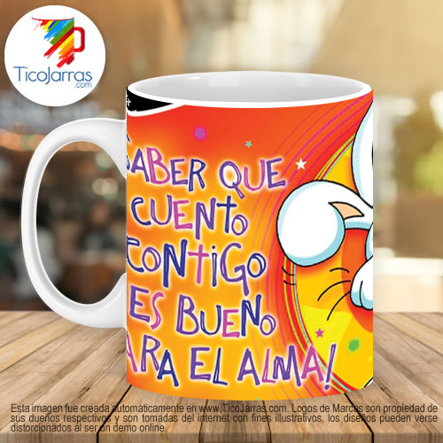 Jarras Personalizadas Saber que cuento contigo es bueno para el alma