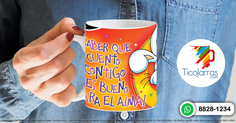 Artículos Personalizados Saber que cuento contigo es bueno para el alma