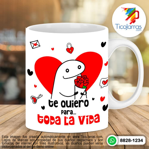 Diseños Personalizadas Te quiero para toda la Vida Flork