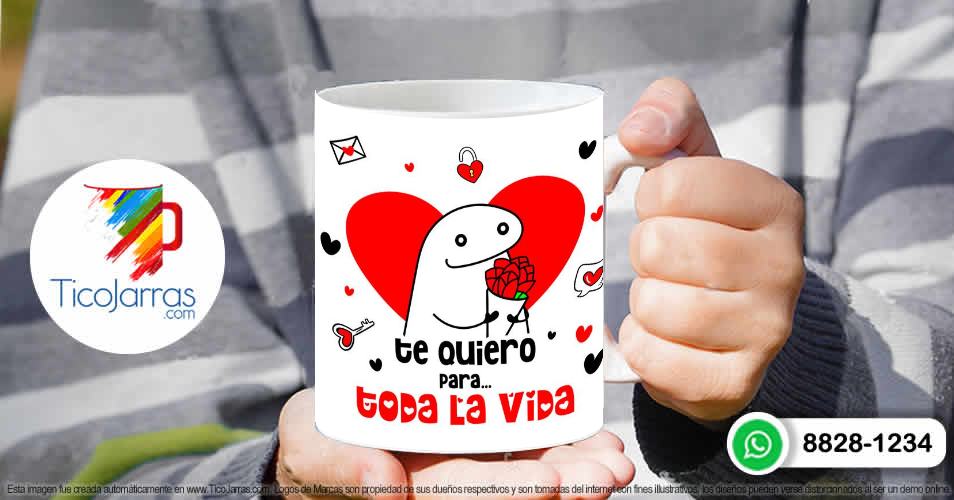 Tazas Personalizadas en Costa Rica Te quiero para toda la Vida Flork