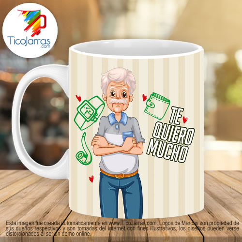 Jarras Personalizadas Aquí toma el mejor abuelo del mundo