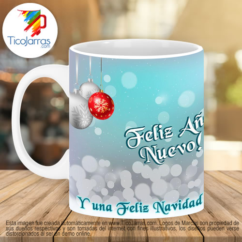 Tazas Personalizadas en Costa Rica Feliz Año Nuevo