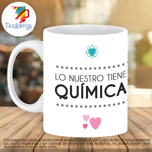 Jarras Personalizadas Lo nuestro tiene química