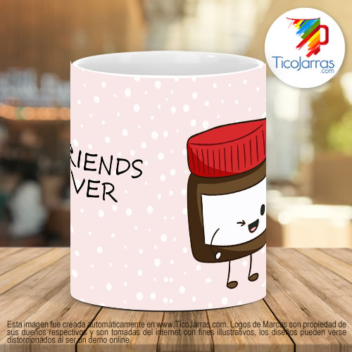 Tazas Personalizadas Best Friends forever