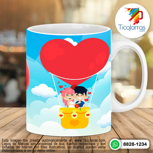 Tazas Personalizadas en Costa Rica Espero una linda historia de amor.