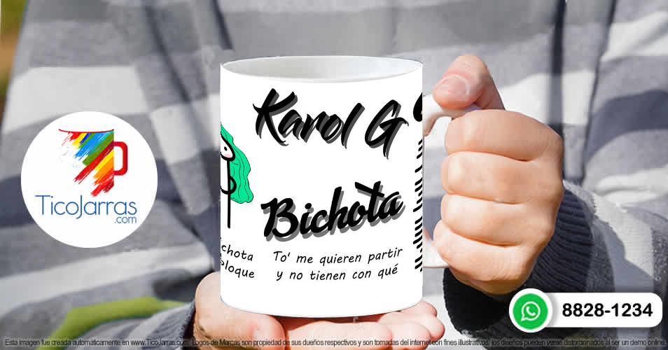 Tazas Personalizadas en Costa Rica Flork Karol G Bichota