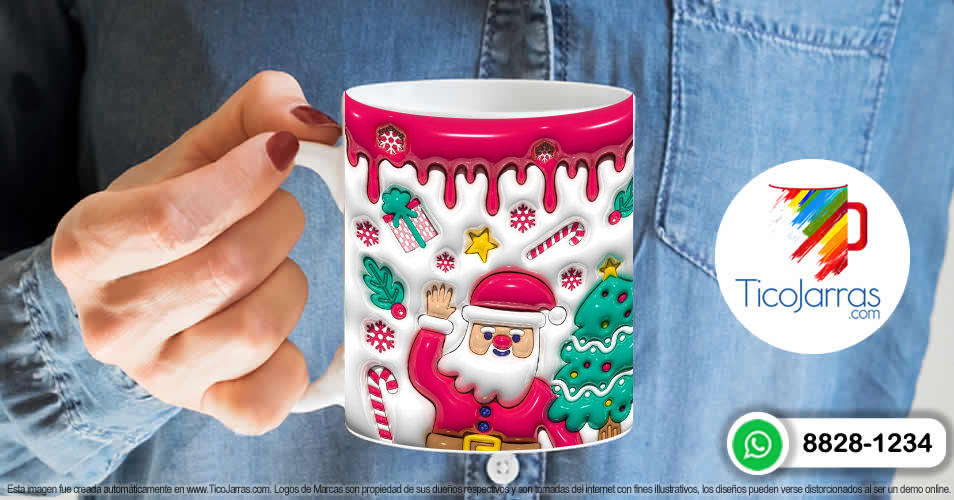 Artículos Personalizados Santa y arbol de navidad