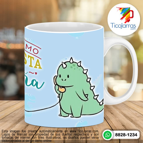 Tazas Personalizadas en Costa Rica Te amo hasta la luna