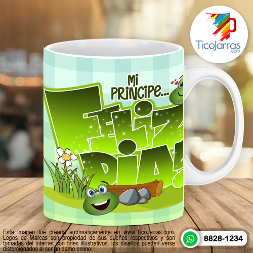 Diseños Personalizadas Mi principe, Feliz Día