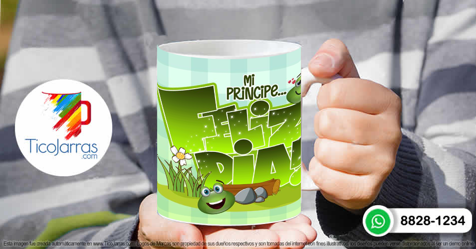 Tazas Personalizadas en Costa Rica Mi principe, Feliz Día