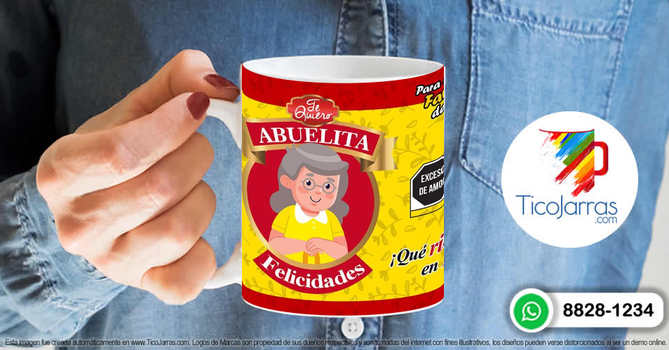 Tazas Personalizadas en Costa Rica Taza para Abuelita, Favorita de la Familia