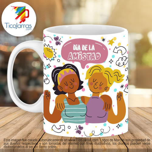 Jarras Personalizadas Día de la Amistar, Best Friends