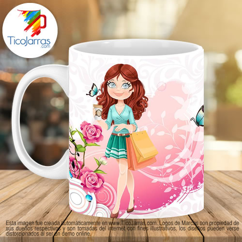 Jarras Personalizadas Aquí toma su café la mejor amiga del mundo