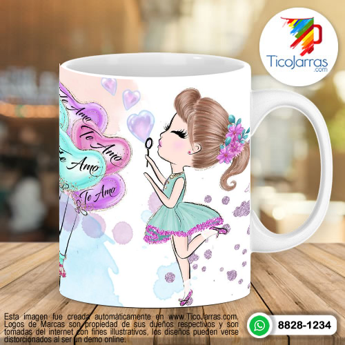 Tazas Personalizadas en Costa Rica Te amo 