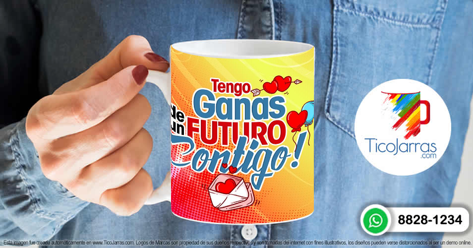 Tazas Personalizadas en Costa Rica Tengo ganas de un futuro contigo.