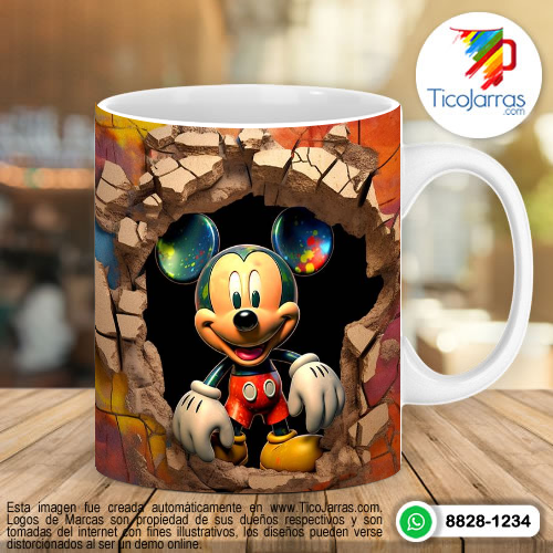 Diseños Personalizadas Mickey Mosue 3D