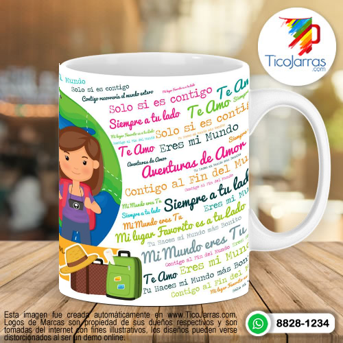 Diseños Personalizadas Contigo hasta el fin del mundo