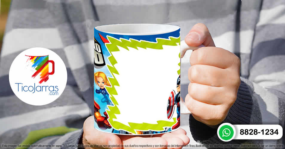 Tazas Personalizadas en Costa Rica Super Hero Squad