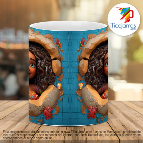 Tazas Personalizadas Mohana 3D