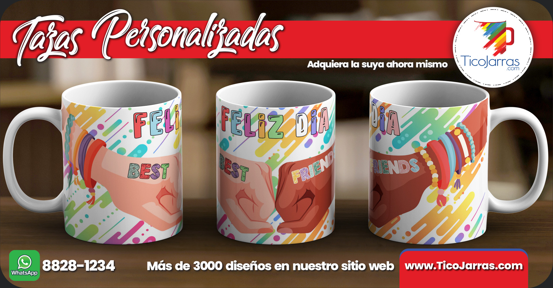 Tazas Personalizadas Feliz Día