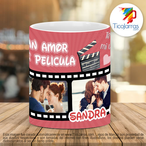 Tazas Personalizadas Un amor de película