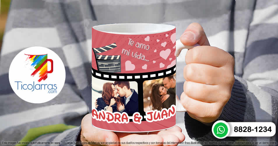 Tazas Personalizadas en Costa Rica Un amor de película