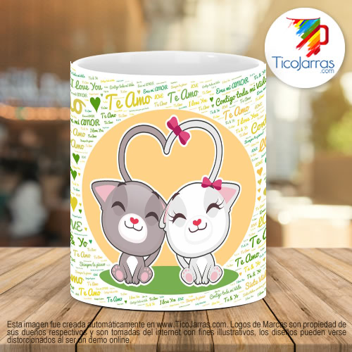 Tazas Personalizadas Love Tu y yo  I love you