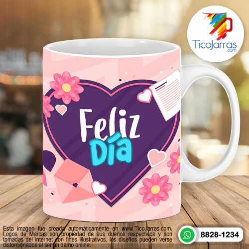 Diseños Personalizadas Love Feliz Día