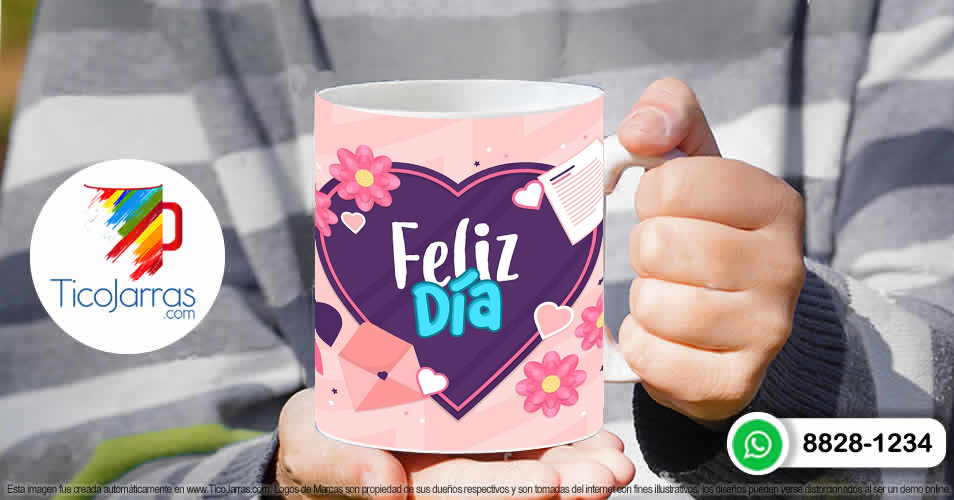 Tazas Personalizadas en Costa Rica Love Feliz Día