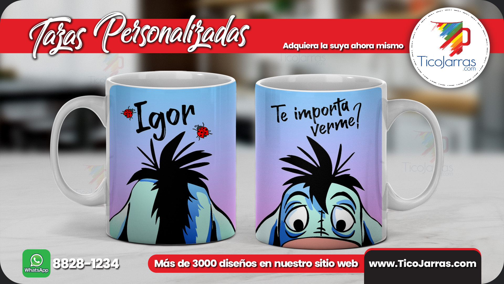 Tazas Personalizadas Igor Te importa verme?