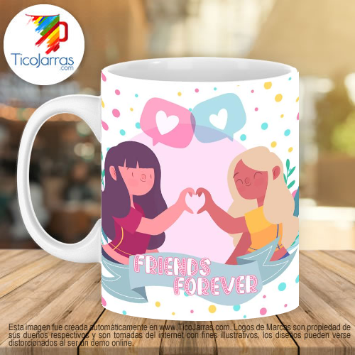 Jarras Personalizadas Friends Forever