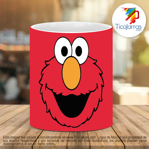 Tazas Personalizadas Elmo 