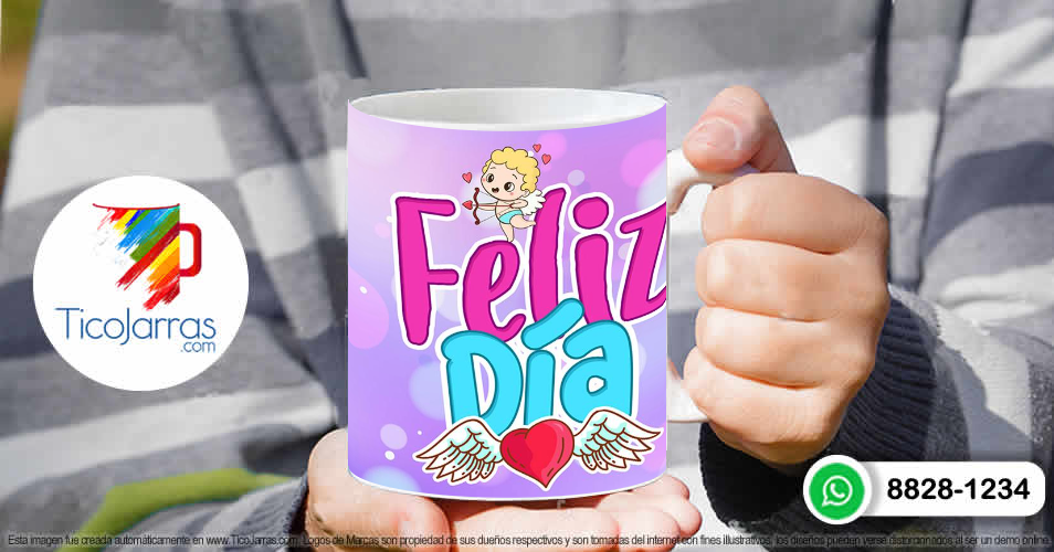 Tazas Personalizadas en Costa Rica Feliz Día 