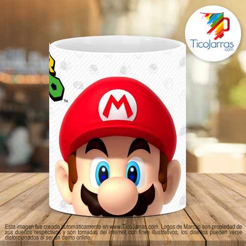 Tazas Personalizadas en Costa Rica Super Mario Bross