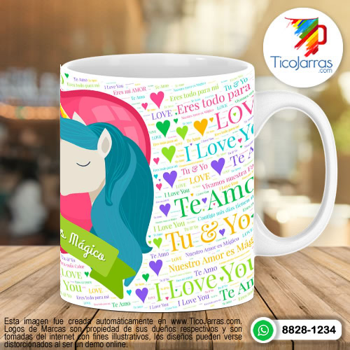 Diseños Personalizadas Te amo, amor mágico