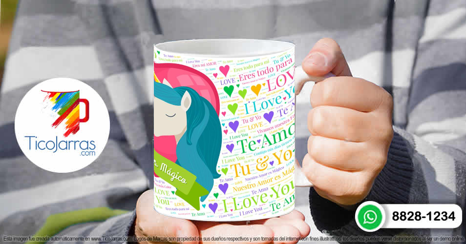 Tazas Personalizadas en Costa Rica Te amo, amor mágico