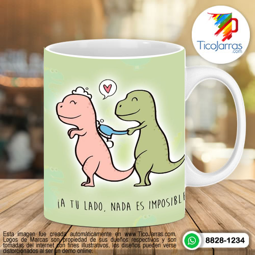 Tazas Personalizadas en Costa Rica La vida es mejor contigo