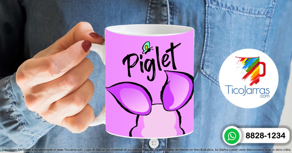 Artículos Personalizados Piglet Yo estoy de pie