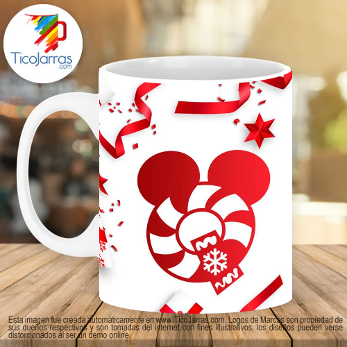 Tazas Personalizadas en Costa Rica Taza Navideña con letra Q