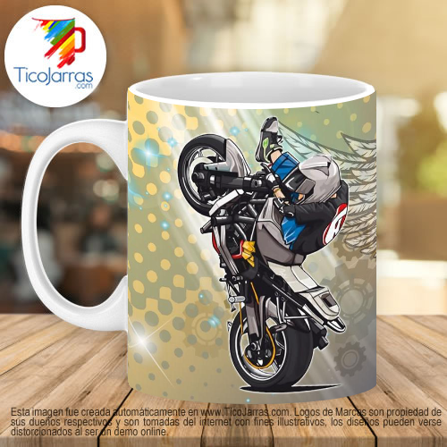 Jarras Personalizadas Feliz Día  Biker