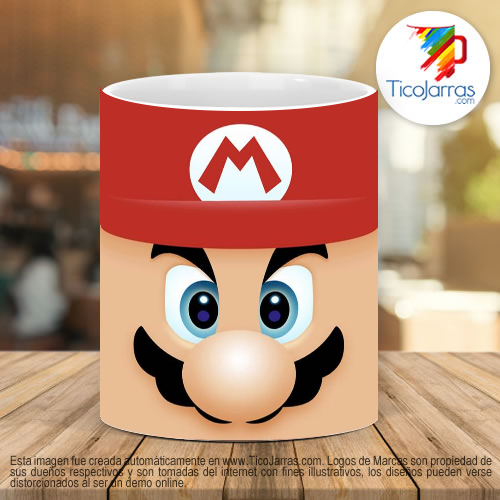 Tazas Personalizadas Mario Bross