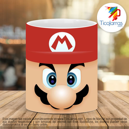 Tazas Personalizadas en Costa Rica Mario Bross